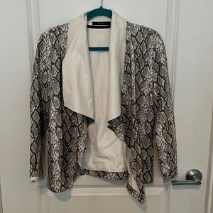 Tahari snakeskin jacket